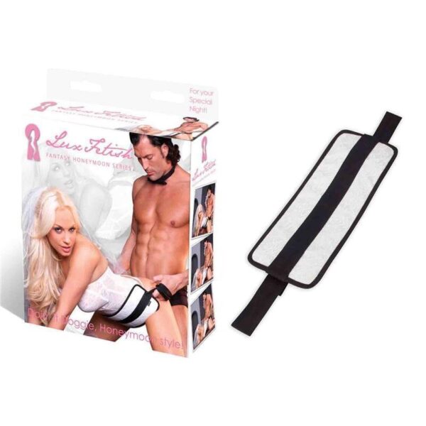 LUX FETISH Samt-Bacugurt, Doin it Doggie, Honeymoon Style white