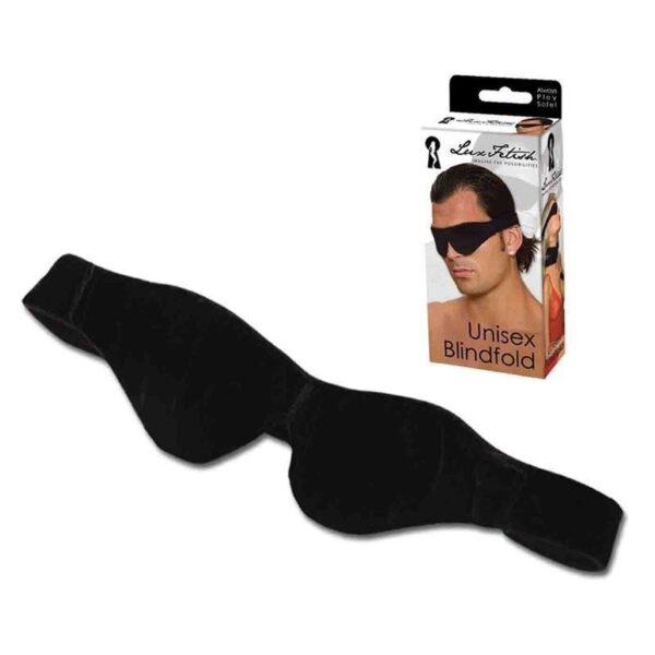 LUX FETISH Unisex Blindfold black