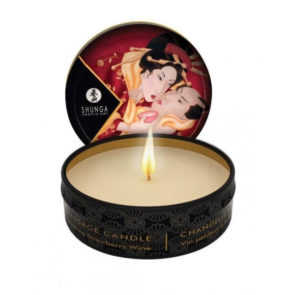 Massagekerze SHUNGA Massage Candle Romance/Sparkling Strawberry Wine 30 ml