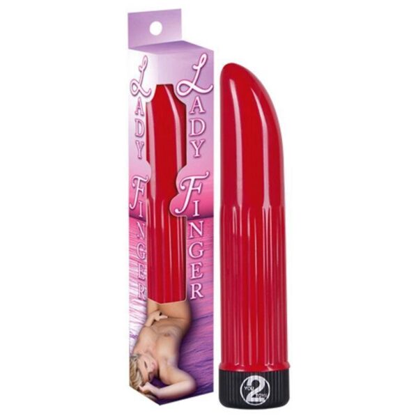 Vibrator Ladyfinger rot