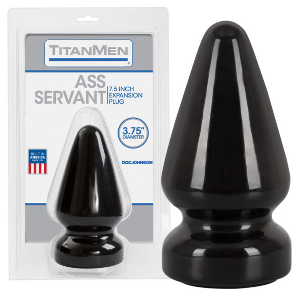 Ass Servant Anal Plug, 19,5 x 9,5 cm