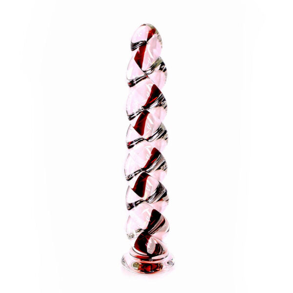 Glasdildo Twist 16 x 3 cm