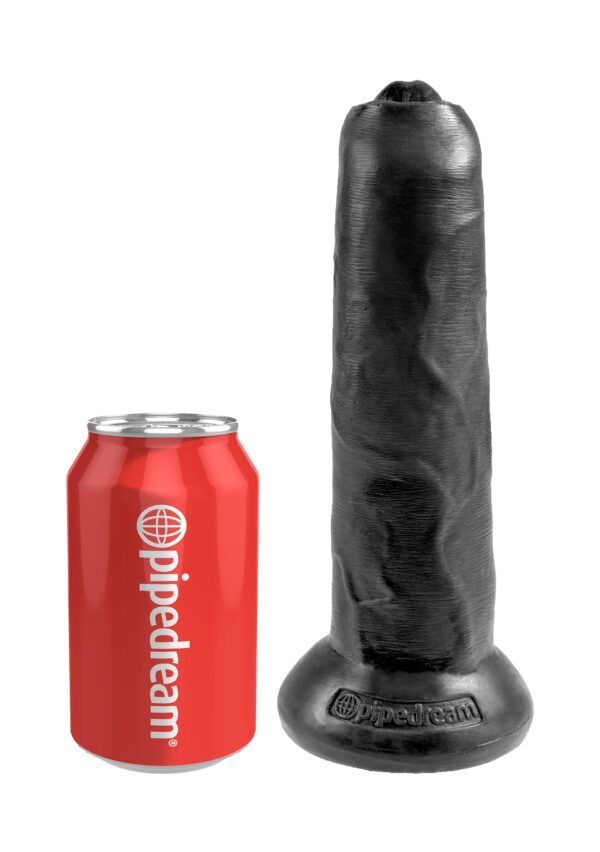 Realistischer Dildo unbeschnitten 25,5 x 4,5 cm