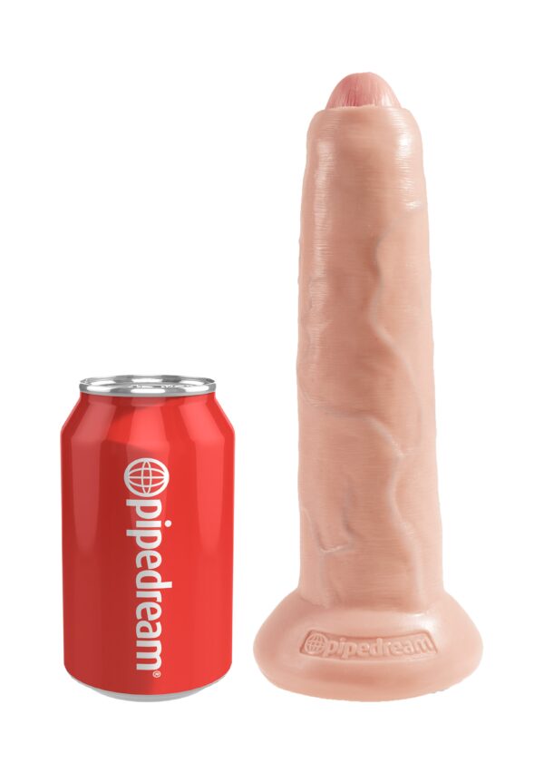 Realistischer Dildo unbeschnitten 25,5 x 4,5 cm