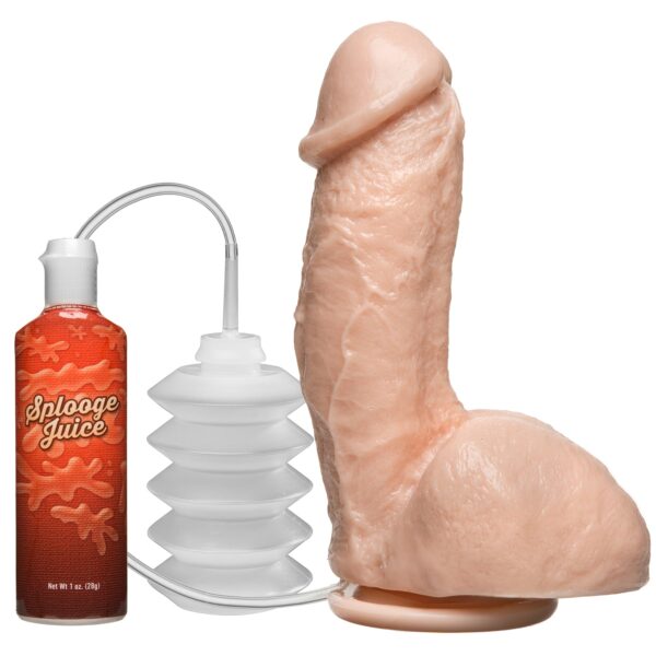 Spritzender Dildo Miami natur 19 x 4,8 cm