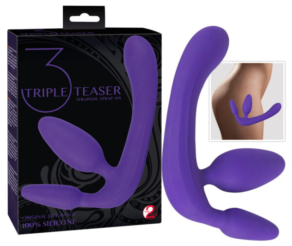 Teaser Dreierlein Strap-On Dildo 20 x 4 cm