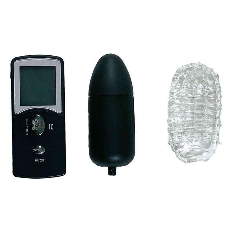 bullet vibrator ultra 10 remote control black