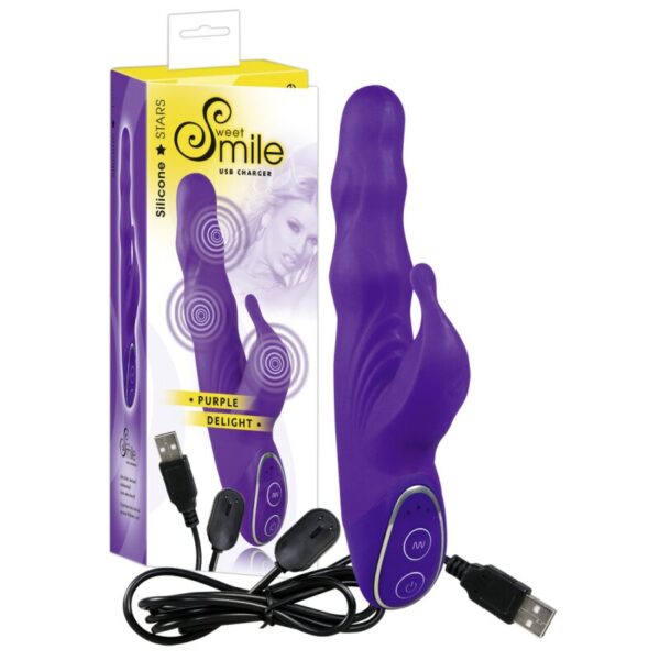 Klitorisstimulator Sweet Smile Purple USB Vibrator