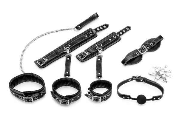 Bondage-Set 10-teilig Büffelleder